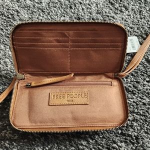 Free People Distressed Vegan Wallet